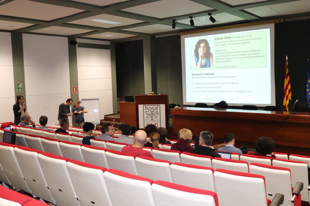 ceabcsic's tweet photo. WORKSHOP. Linking #CitizenScience to #Epidemiological Models. The main purpose: identify the challenges of establishing direct links between citizen science data collection programs and epidemiological modelling. #invasivemosquitoes, #riskmap development, #outbreakforecasting. https://t.co/lhbyqydQIC