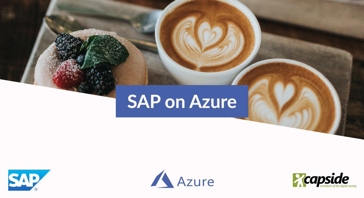 capside's tweet photo. ☁️ Beneficios de #SAP en #Azure
👨💻 Costes, disponibilidad y modelos de despliegue
📆 Jueves 4 de Abril - 9 a 11h
📍 Oficinas de @MicrosoftES #Barcelona
🎟 Registro: https://t.co/iOijSmBYY9
cc/ @MS_Empresas @msPartner
#capsideBreakfast #capsideAzure
#Cloud #DevOps #AzureDevOps https://t.co/590REMU5Gp
