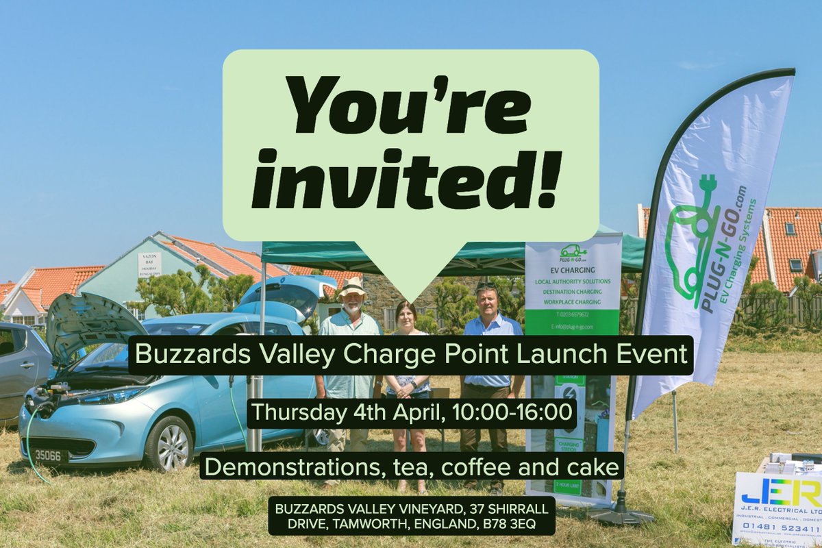 Just over a week to go until the event! Join our sister company, Mr Electric and learn all about car chargers. Learn about leasing packages and grants. Talk to installers and manufacturers of car chargers. See you on Thursday 4th April!