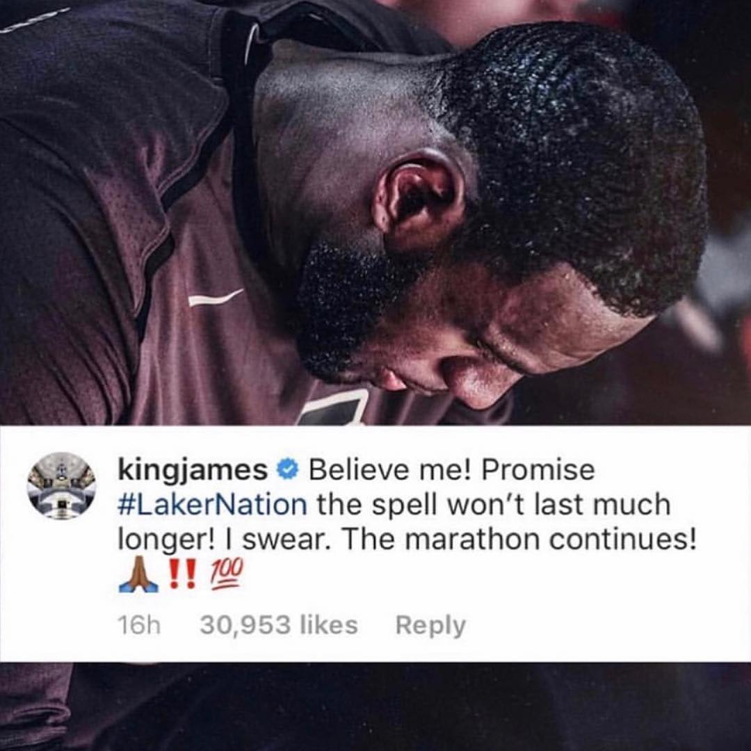TheHuddleIT's tweet photo. Per @KingJames il viaggio è appena cominciato e ci tiene a farlo sapere ai tifosi giallo-viola!

#TheHuddleIt #bepartofTheHuddle #basketball #pallacanestro #NBA #NBATipo #LakeShow #LakersNation #StriveForGreatness https://t.co/Fr1jvuYt12