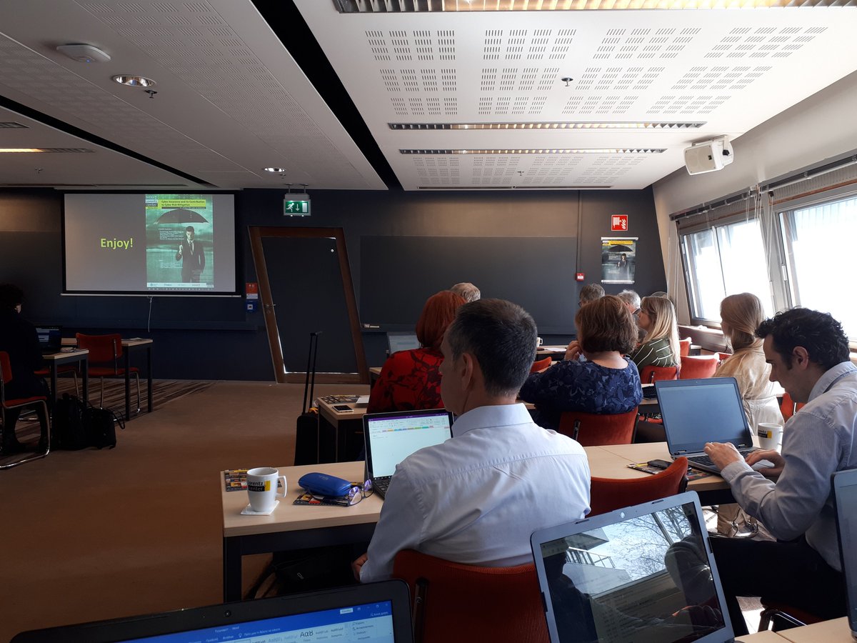 CYBECO_project's tweet photo. First day of the @CYBECO_project Cyber Insurance workshop (#LorentzCI). @WolterPieters opening the workshop. https://t.co/z2MXkW9lnw