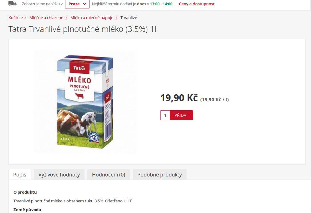 ciappinam's tweet photo. @PedroBriegerOk Hola Pedro.Genial lo de comparar precios de leche en otros países!!! Te mando mi contribución desde Praga.1 Kc (Coronas Checas)=1.85 Pesos Argentinos.Sacá tus propias conclusiones.Abrazo https://t.co/uGP9nkRcFB