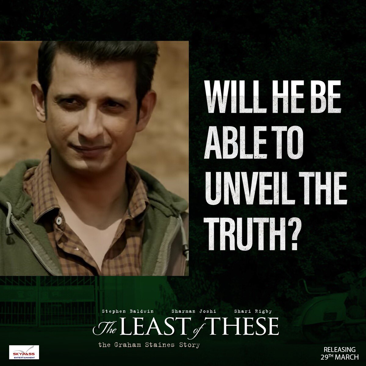 SkypassE's tweet photo. We're just 4 Days away from discovering the truth! 

Watch the Graham Staines story unveil in a theatre near you from 29th March onwards.

https://t.co/kgk96tMwTj

@TheSharmanJoshi @StephenBaldwin7 @sharirigby @Aneeshdaniel @Victor_Abraham https://t.co/eGJRElVUfT