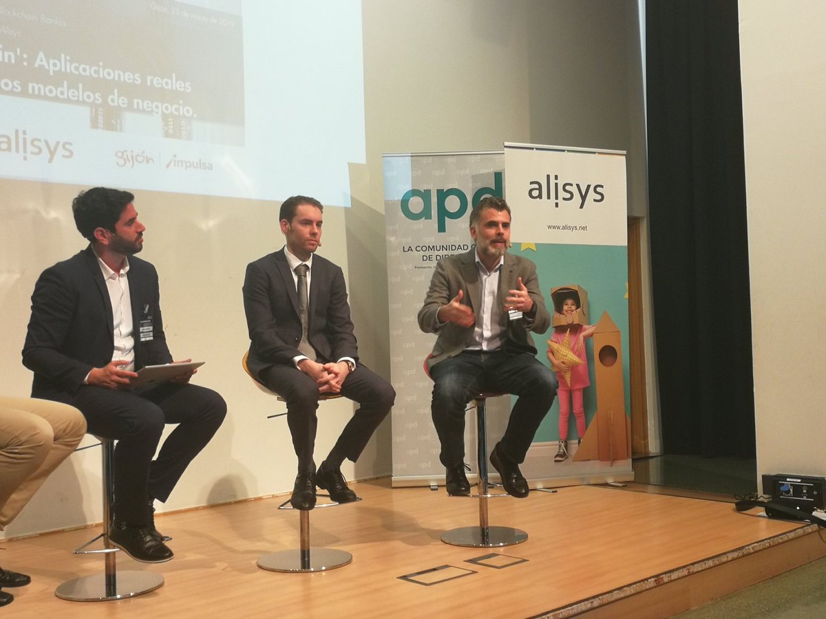 alisys's tweet photo. Daniel Setó, director de #innovación de @alisys, considera que hay que hacer investigación, desarrollar herramientas habilitadoras y observar el entorno blockchain #blockchainapd @GijonImpulsa @APDasociacion https://t.co/3OOdt4icTP