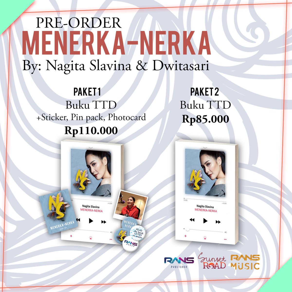 Novel "MENERKA-NERKA" by Nagita Slavina &amp; Dwitasari serta "RUMPUT TETANGGA" by Montmello &amp; Muthia Esfand sudah bisa diorder di toko buku online, lho...
Atau bisa juga order di WA 0896-9275-4812
