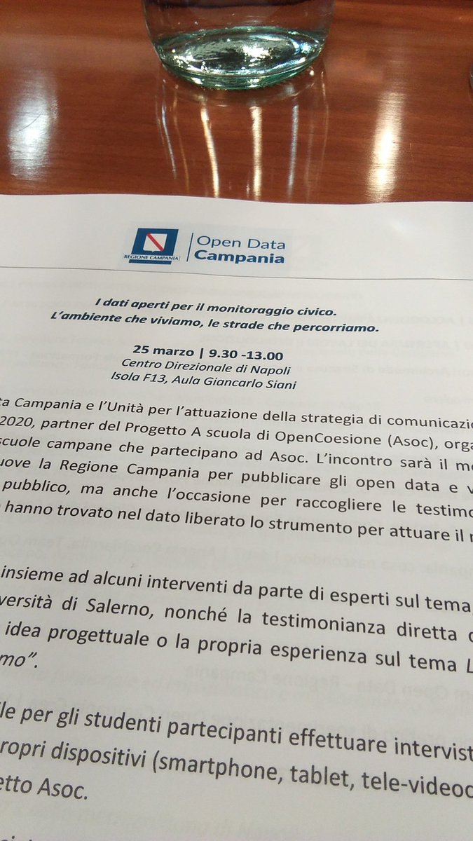 G_Stagno's tweet photo. .@greenguysreal @monitor_quarto @mind_shared sono i primi 3 gruppi di @ascuoladioc che partecipano al II incontro di #odcampania con le scuole. Ancora 100 studenti x parlare di #opendata. Aspettiamo #odcstories x conoscere i vostri progetti su #ambiente @cogitabondo @FPA_net https://t.co/kcp1FwgdD6