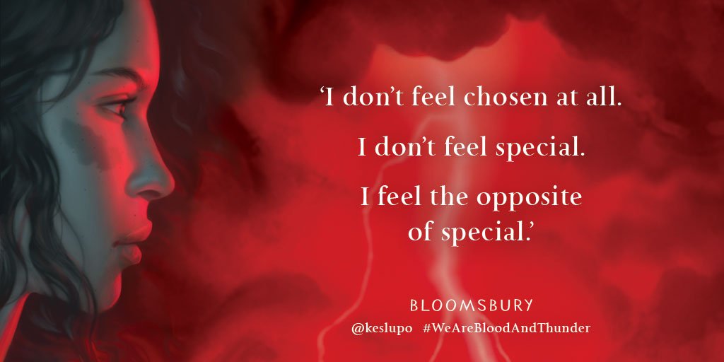 In a sealed-off city, a young woman, Lena, is running for her life. She has been sentenced to death and her only way to survive is to trust those she has been brought up to fear – those with magic ⛈ #WeAreBloodandThunder <a href="/keslupo/">Kesia Lupo</a>