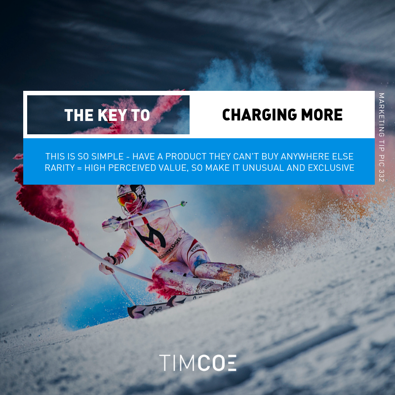 AttitudeCharter's tweet photo. What have you got that I can't get anywhere else? 
How does you product help me in ways others do not? 
If you can't answer convincingly, you might have to discount to win business, let along charge higher prices. 
#UtterlySeductiveProposal #USP #TimCoe #UniqueProduct #BeDistinct https://t.co/bRJtxLyR4S