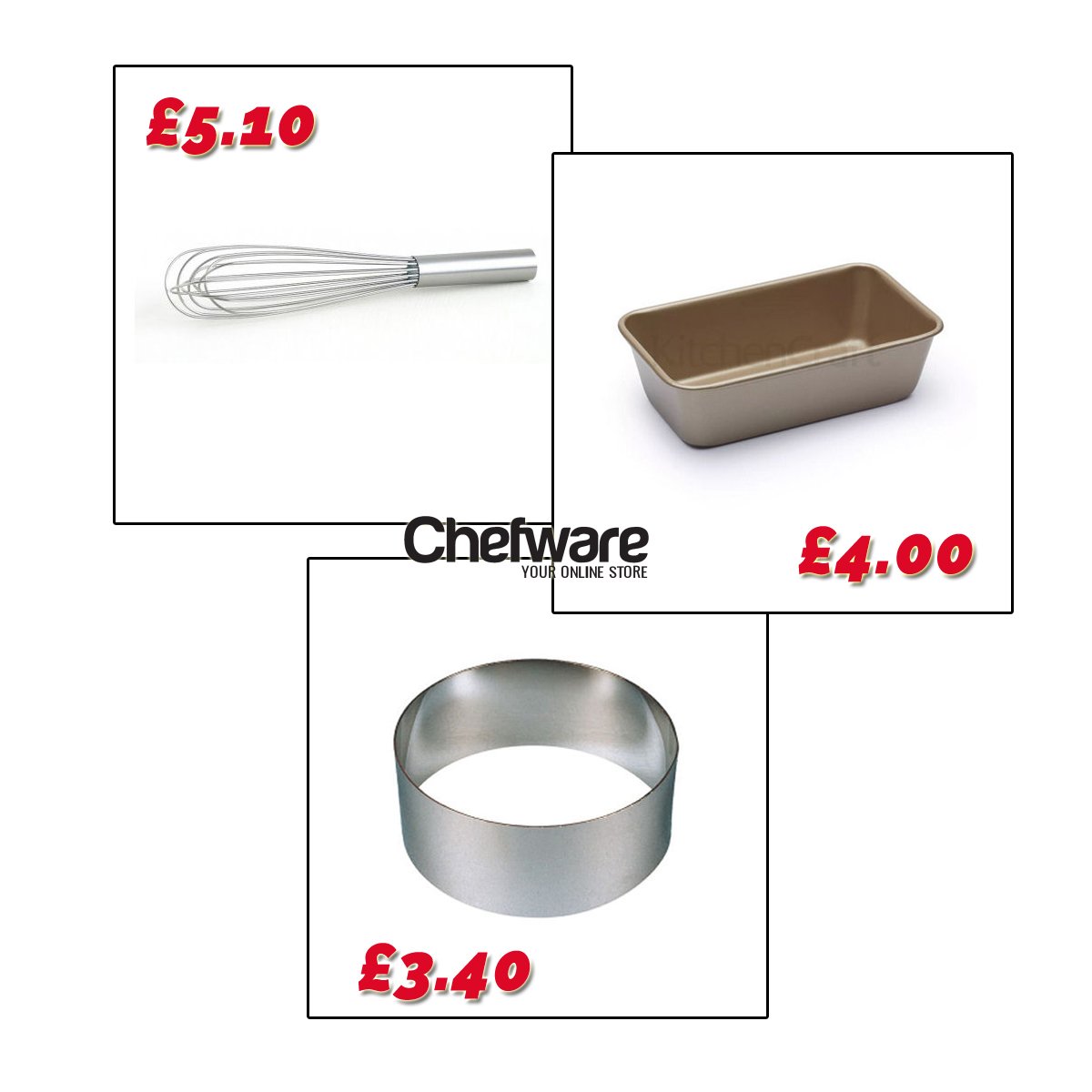 Chefware_N16's tweet photo. Best prices on the internet on 8 Wire French #Whisks, Paul Hollywood Non-Stick #LoafTins and Stainless Steel #FoodRings. Buy now at Chefware, hurry while stocks last.
https://t.co/QwOUBkJjrf

https://t.co/x0VOmWlAVA

https://t.co/ssg5i19Ty4

#Kitchenware #OnSale #BestPrice https://t.co/NgUy5MRZa4