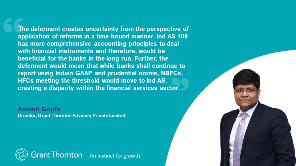 GrantThorntonIN's tweet photo. #RBI again defers Indian Accounting Standards implementation by banks. Read our views here. #IndAS @RBI https://t.co/Rc05SSoMRp