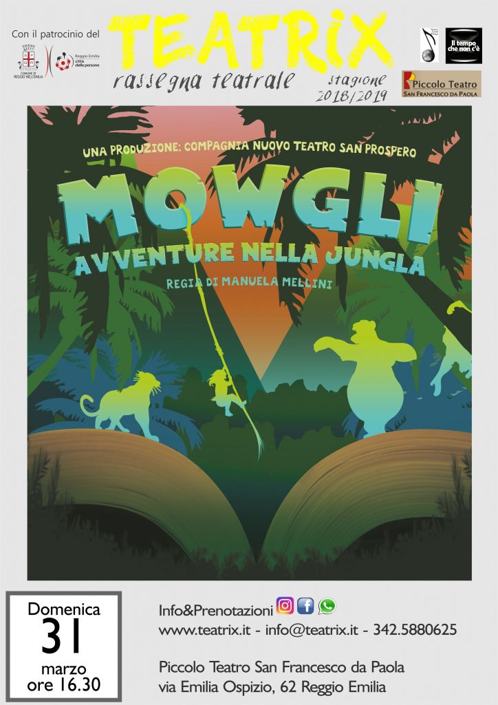 domenica tutti nella giungla.. o meglio tutti a teatro