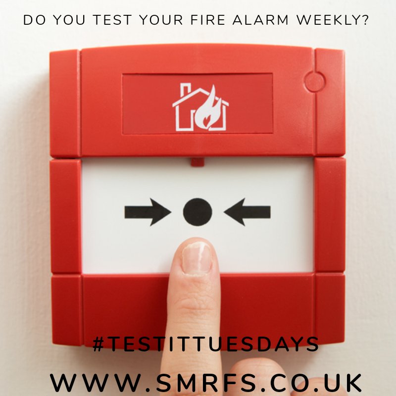 Do you test your fire alarms in the workplace weekly? We do, every Tuesday  #TESTITTUESDAYS 

Need a reliable Fire Engineers for Service and Maintenance of your Fire Alarm, Extinguishers and much more.
smrfs.co.uk

#firealams #maintenance #safety #compliance #Hull