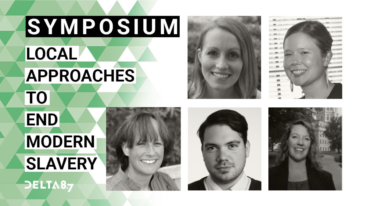 STARTING TODAY: 
🆕Symposium on Local Approaches to #EndModernSlavery

This week's upcoming expert discussion includes <a href="/AlisonGardner12/">Alison Gardner</a> at <a href="/rightsbeacon/">Rights Lab</a>, <a href="/mtackney/">Megan Tackney</a> at <a href="/HumanityUnited/">Humanity United</a>, <a href="/NathanielErb/">Nathaniel Erb</a> at Erb &amp; Associates, &amp; Annie Miller + Amanda Finger at <a href="/lab2cht/">LCHT</a>.

Stay tuned!