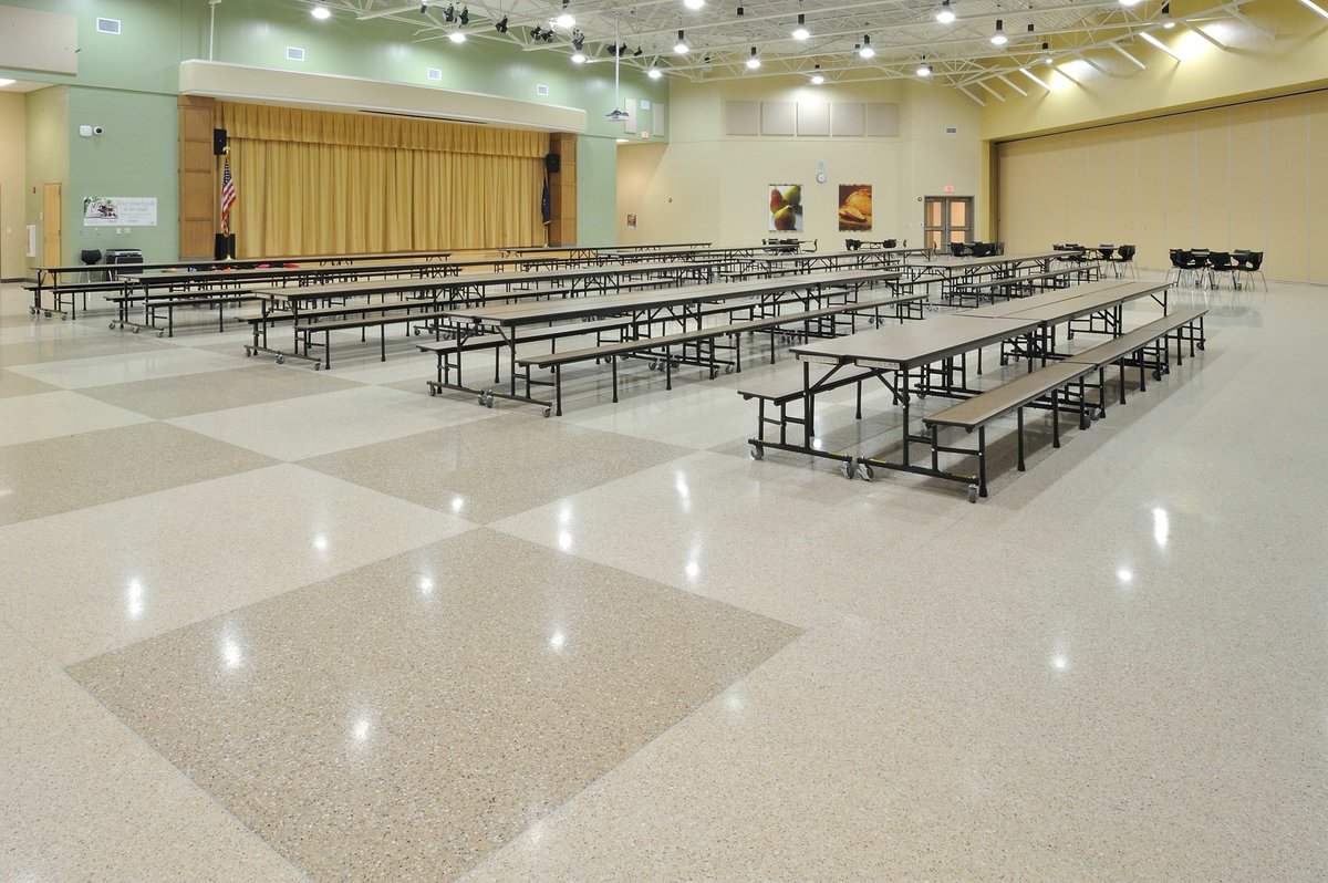 arim_inc's tweet photo. Beautiful terrazzo floor created with Arim-Inc aggregates at Meadow Glen Elementary School in South Carolina… 
#terrazzo #terrazzodesign #terrazzofloor #terrazzocontractor #ntma #aggregate #aggregates #construction #flooring #commercialflooring #epoxy #epoxyfloor #epoxyflooring https://t.co/D5j95Fqajd