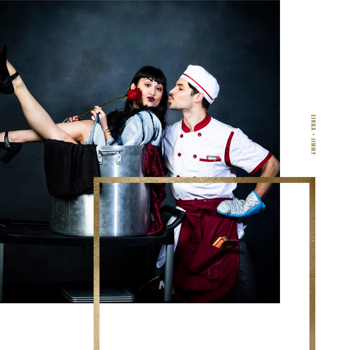 Oh Jimmy and Erika, what performers! We wonder what they'll get up to next. 🎪

📸: @emilycooperphotography