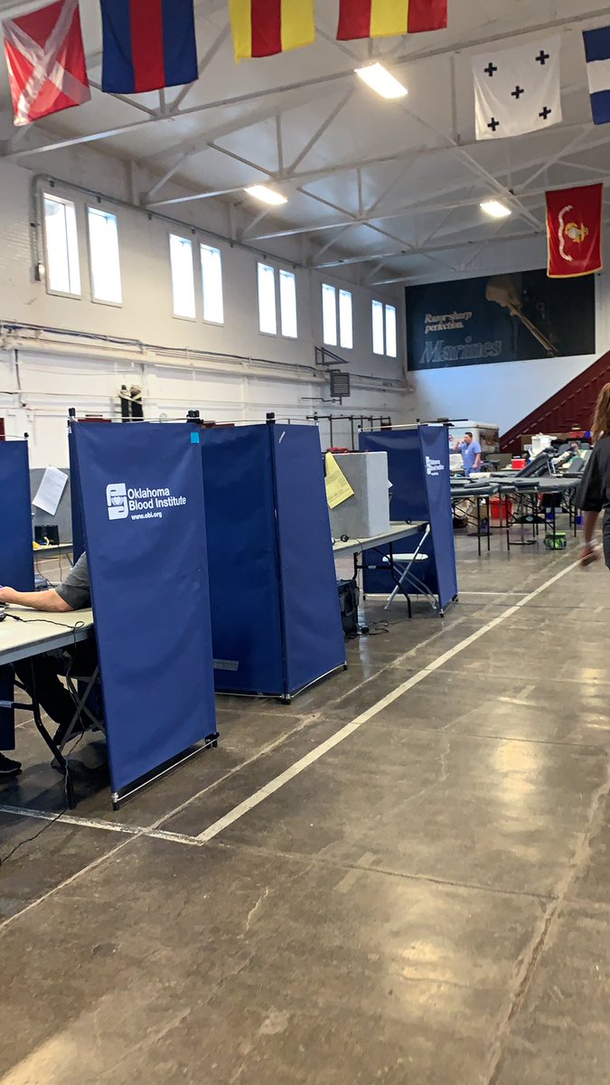 OBIOUtreach's tweet photo. The blood drive has begun! Make sure to come anytime from 10 to 4 this week to the Armory and save THREE lives ‼️ https://t.co/ju6MxqigiC