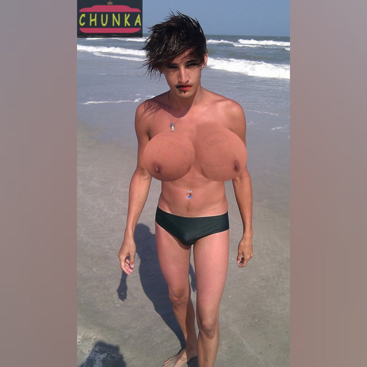 ChunkaMorphs's tweet photo. "Great Wave" by #chunka. (More variations on my patreon) 

#chunkamophs #widehips #pumpedbody #twunk #bulge #buttshots #buttmorph #menwithboobs #menwithcake #breastexpansion #malebreastaugmentation #maleplasticsurgery #malebreastexpansion #pmaa #siliconeass #siliconeimplants https://t.co/JygWAuMvM9