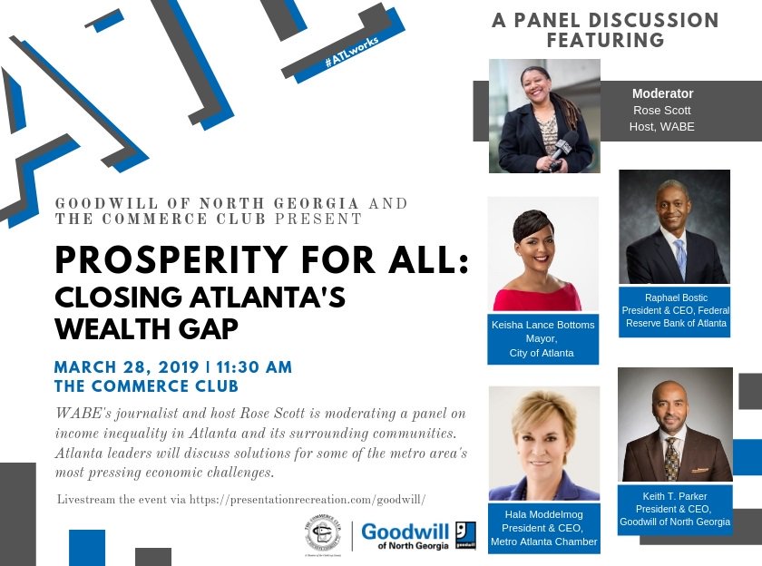 GoodwillNG's tweet photo. The week is here! We are excited to host this event alongside the @CommerceClubATL. Where ever you might be on Thursday, be sure to tune into the livestream at 11:30 a.m. Click: https://t.co/vdIjUidgzk https://t.co/yMcH1OThIE
