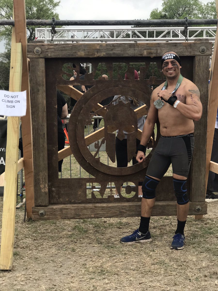 Great time winning medals in San Antonio! Aroo to all who ran. See you next race. #spartan #donstrangeranch #iamtheox #veteran #firefighter #spartansanantonio2019 #animalsupplements #oakley