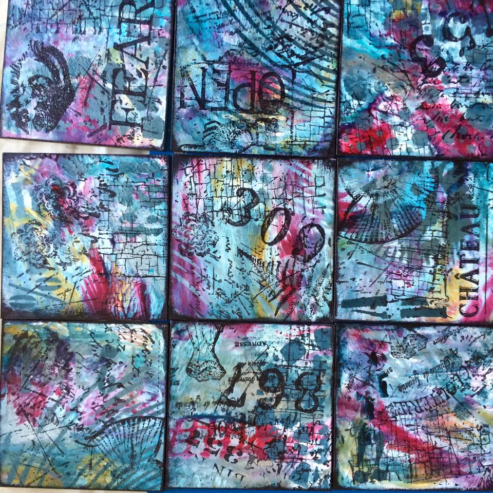 GelliArts's tweet photo. Check out these images from Andy Skinners workshop - and see how they have arranged in grids! https://t.co/iZSW64AGYt @andyskinnercrafts #GelliArts #GelliPlate #Printmaking #Printmaker #GelPrinting #GelPrint #PrintArt #Print #Monoprinting #Monoprint #AddictedToGelli #AndySkinner https://t.co/Lkx6EuC17o
