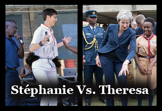 JuliusBintu's tweet photo. @FrenchEmbassyUg @srivoal @eddykenzoficial @KyadondoClub @nbstv @CapitalFMUganda @newvisionwire @DailyMonitor Stéphanie would easily destroy Theresa! 🇫🇷🇬🇧💃

 A dance battle between France's Ambassador to Uganda H.E Stephanie Rivoal and British Prime Minister Theresa May would be fun and fire-filled! 🔥 😅🤡😂

#FRUGWeek2019 #UoT #Kampala #Africa #Afrique https://t.co/QwlDVhEci5