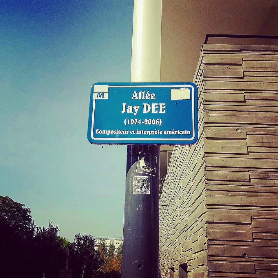 rtOfSampling's tweet image. Did you know: The city of Montpellier, France, dedicated a small street to J Dilla – preferring the old school name Jay Dee. The city dedicated nearby streets to Alliyah, Amy Winehouse, Ray Charles and others.