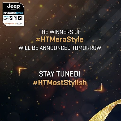 htmoststylish's tweet photo. To all the #HTMeraStyle participants, the 4 winners will be announced tomorrow positively. Stay tuned! #HTMostStylish
.
.
@JeepIndia @Manyavar_ @MyGlamm @RElanOfficial https://t.co/64WmcRKoJR