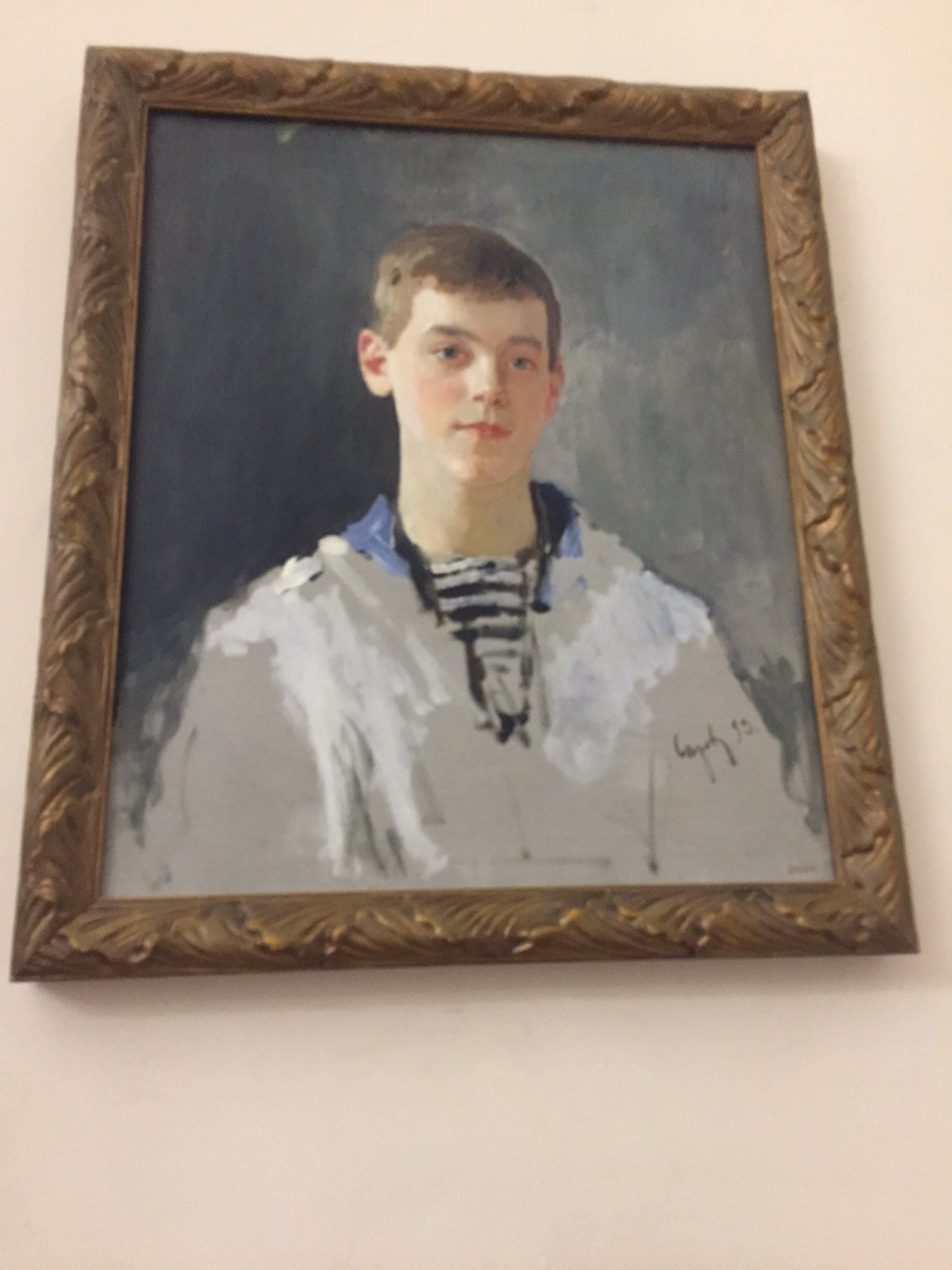 Серов портрет Михаила Александровича в детстве