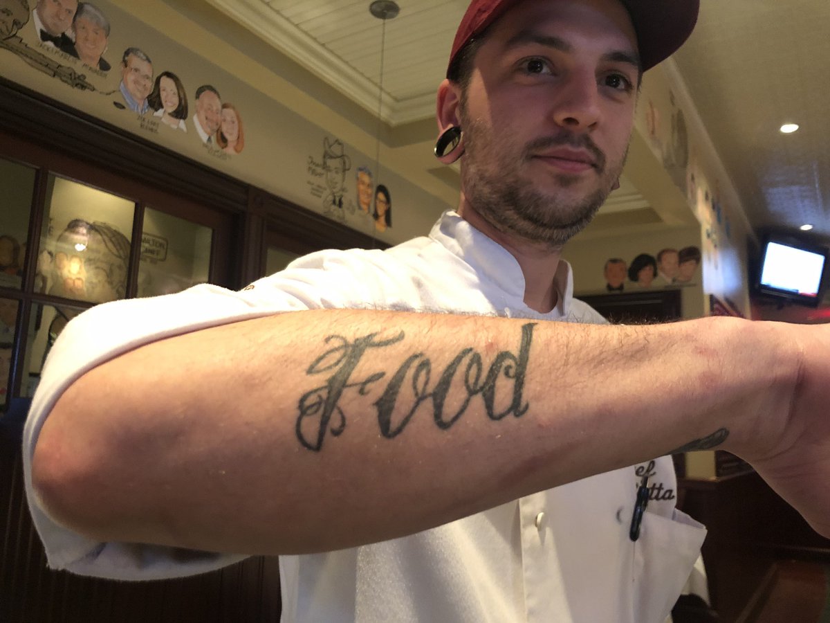 Here is your hero today. #cheftattoo