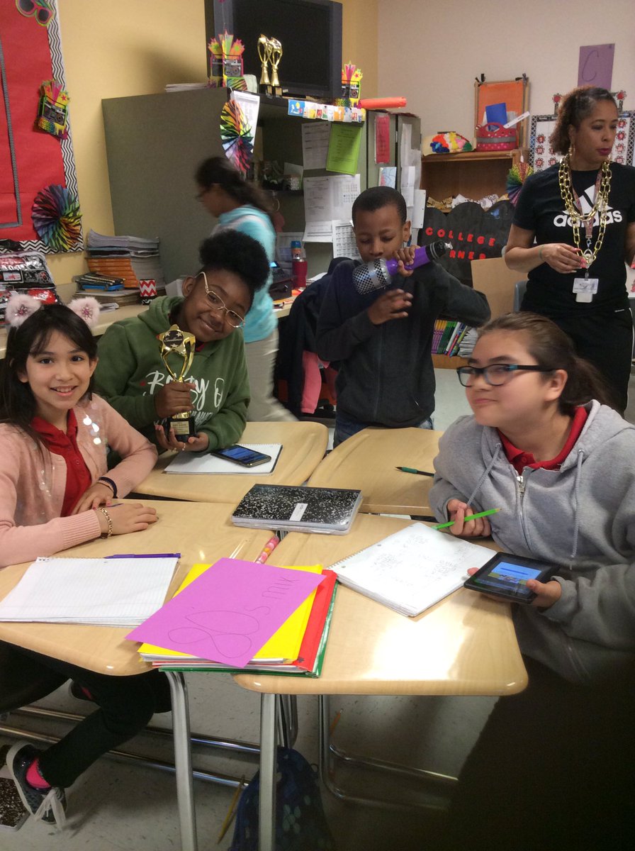 JWhitakerAdams's tweet image. @CookES_HISD 5th grade students are engaged in Rappin Math STAAR Review @MzFlawless2me @PrincipalLKC 
#traveling-trophy
#makeacase
#PositivePing