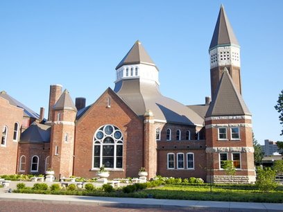 Our Venue of the Week is Indiana Landmarks! Located in the Old Northside neighborhood of Indianapolis, Indiana Landmarks Center is a restored, Romanesque Revival-style church with spaces to fit gatherings and events of all sizes. #VOTW