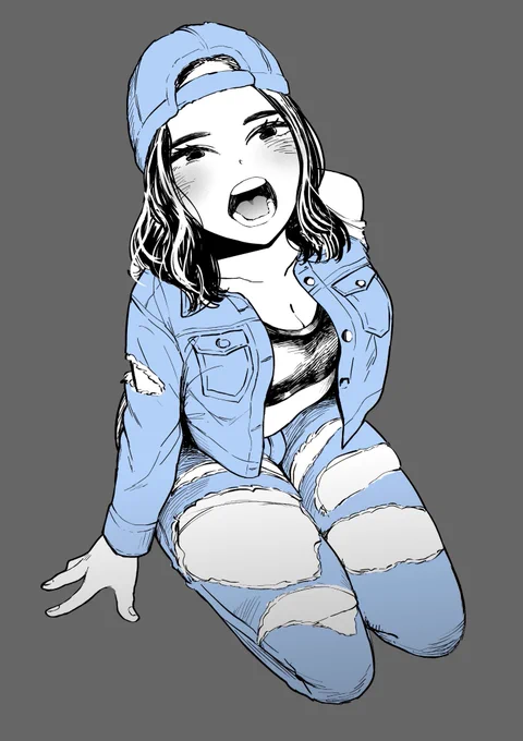 今まで描いたジーンズ絵まとめ
 #俺の描いたかわいいを見てくれ 