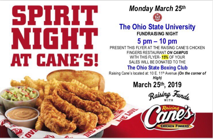 Please come out tonight and support the club! Bring your friends and eat some chicken!