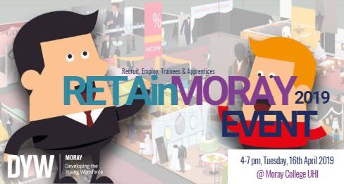 DYWMoray's tweet image. 🗣CALLING ALL YOUNG PEOPLE🗣

We are holding a Trainee/Apprentice Recruitment Event on Tuesday, 16th April 2019 from 4pm - 7pm at @MorayCollege.

If you are interested in applying for a job in the next few months, then this event is for you! facebook.com/events/5658973…