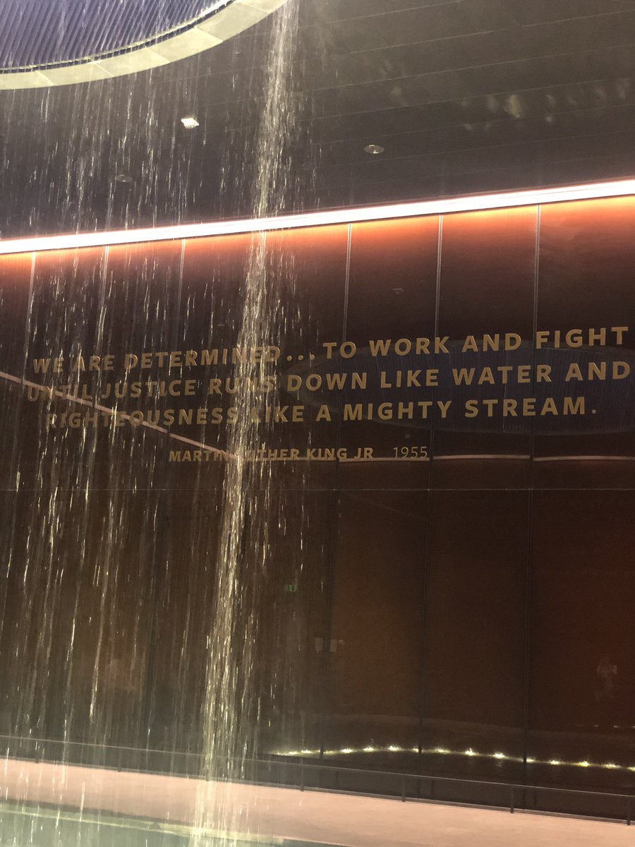 ProfessorAtkins's tweet photo. A visit to the @NMAAHC was the perfect way to end my #NPOC19 weekend—reminding myself why I became a professor and recommitting myself to the work. Thank you @npoc19 for organizing such a powerful conference, I look forward to the next one! https://t.co/9ifIUkU1GO