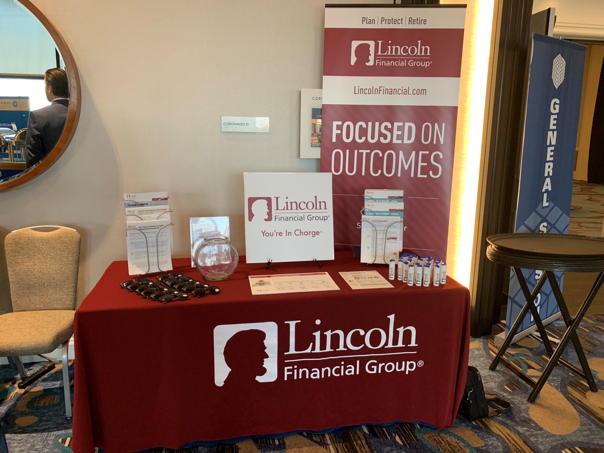 LincolnFncl's tweet photo. Stop by the Lincoln Financial table at #MidSizedConf, today! https://t.co/LLZIcB61Rh