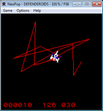 ChrisAhchay's tweet photo. Apropos of nothing, here's the Qix/Galaga/Asteroids mash up you never knew you wanted. #NGPCdev https://t.co/OkzaFPllK0