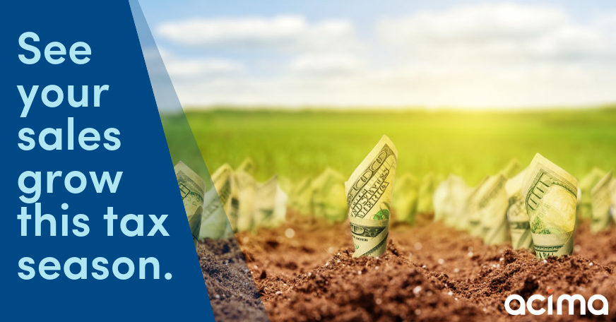 AcimaLeasing's tweet image. Retailers, are you ready for tax season? #AcimaCredit is dedicated to providing you with more approvals for larger amounts and the most flexible terms of any No Credit Needed provider this tax season. Partner with us today to learn more: acimacredit.com/merchant?utm_s…