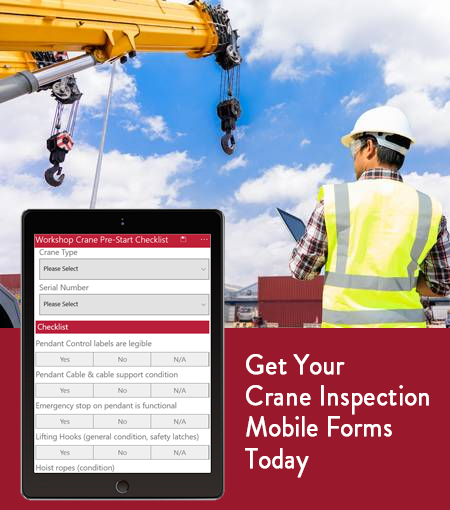 makeentransform's tweet photo. Simplify and speed up #crane inspections with Miracle Mobile Forms. Get three forms free here: https://t.co/6w8YZOYVoI. https://t.co/MunZSL3dKk