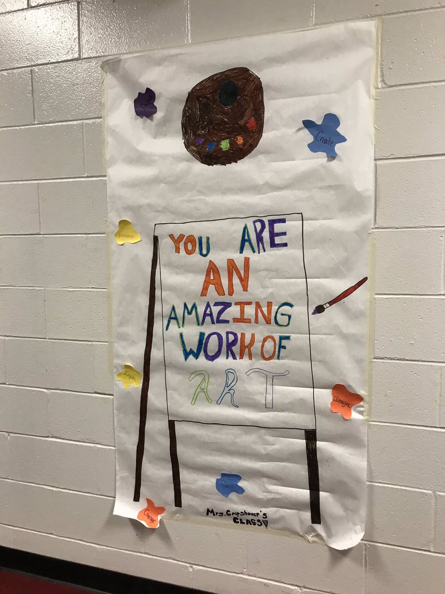 ConnerHigh's tweet photo. Kindness Doors! @GoodridgeElem and CHS partnered up to make 50 Kindness door banners for Conner Middle School! Happy Monday! https://t.co/Nl1A1oqHJW