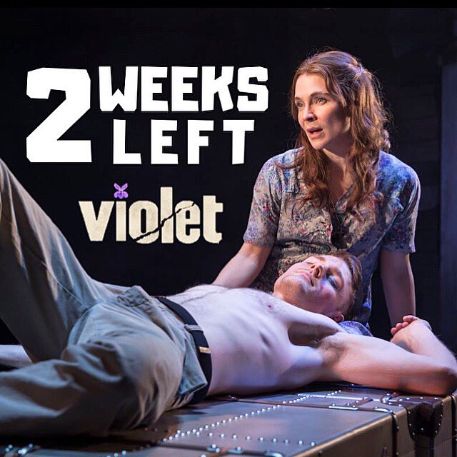 Dream-Come-True-Part. One of the hardest frickin things I’ve ever done. So, so proud of it and our kickass company. 
2 weeks people..💜🚌 
#Violet #VioletMusical @CharingCrossThr #JeanineTesori #BrianCrawley #OnMyWay