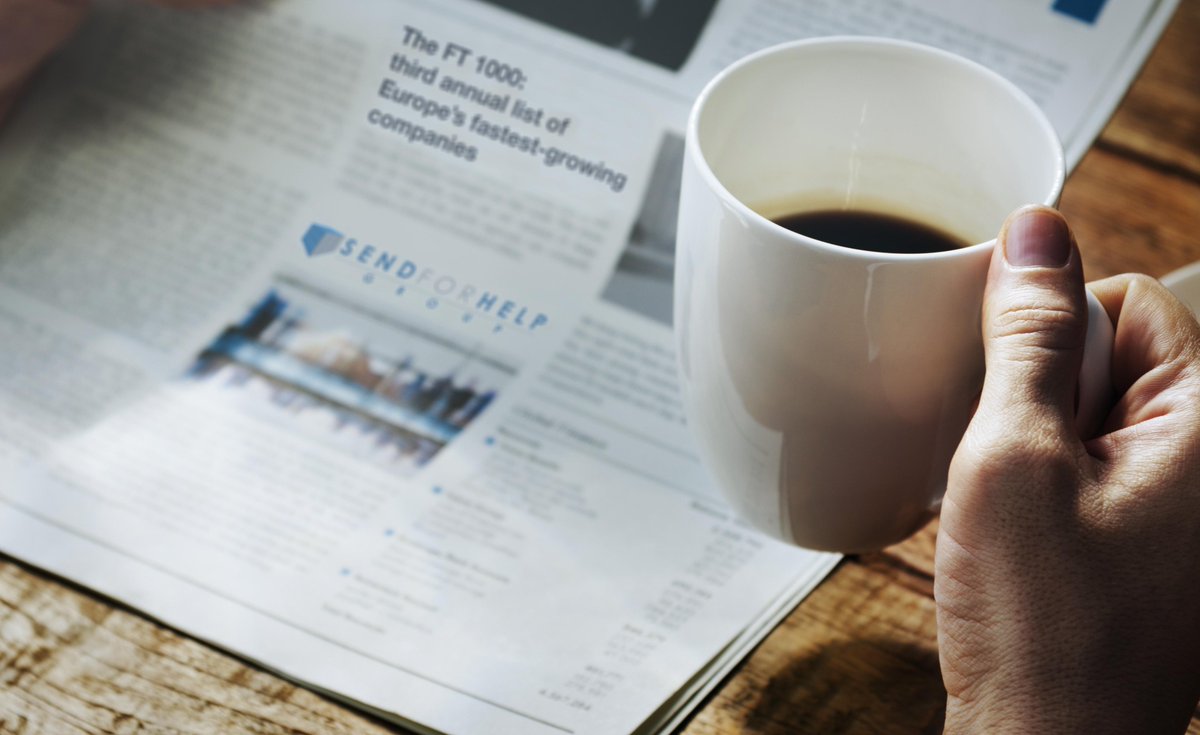 send_for_help's tweet photo. Pick up your copy of the @FinancialTimes today to see the official #FT1000 list of #Europe's fastest growing businesses featuring Send For Help: https://t.co/9mZrDqfjpp https://t.co/rxdYwiy3kz