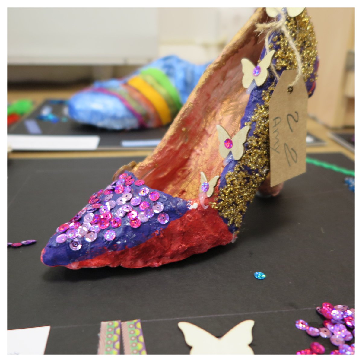 freelancedrama's tweet photo. Take a peek into our 'Character Shoes' project with @artlinkwestyork. Delivered with the wonderful participants from Richmond Hill and Mount St Mary's Catholic High School - https://t.co/jj2YwcUSPj https://t.co/JKwhyeawdt