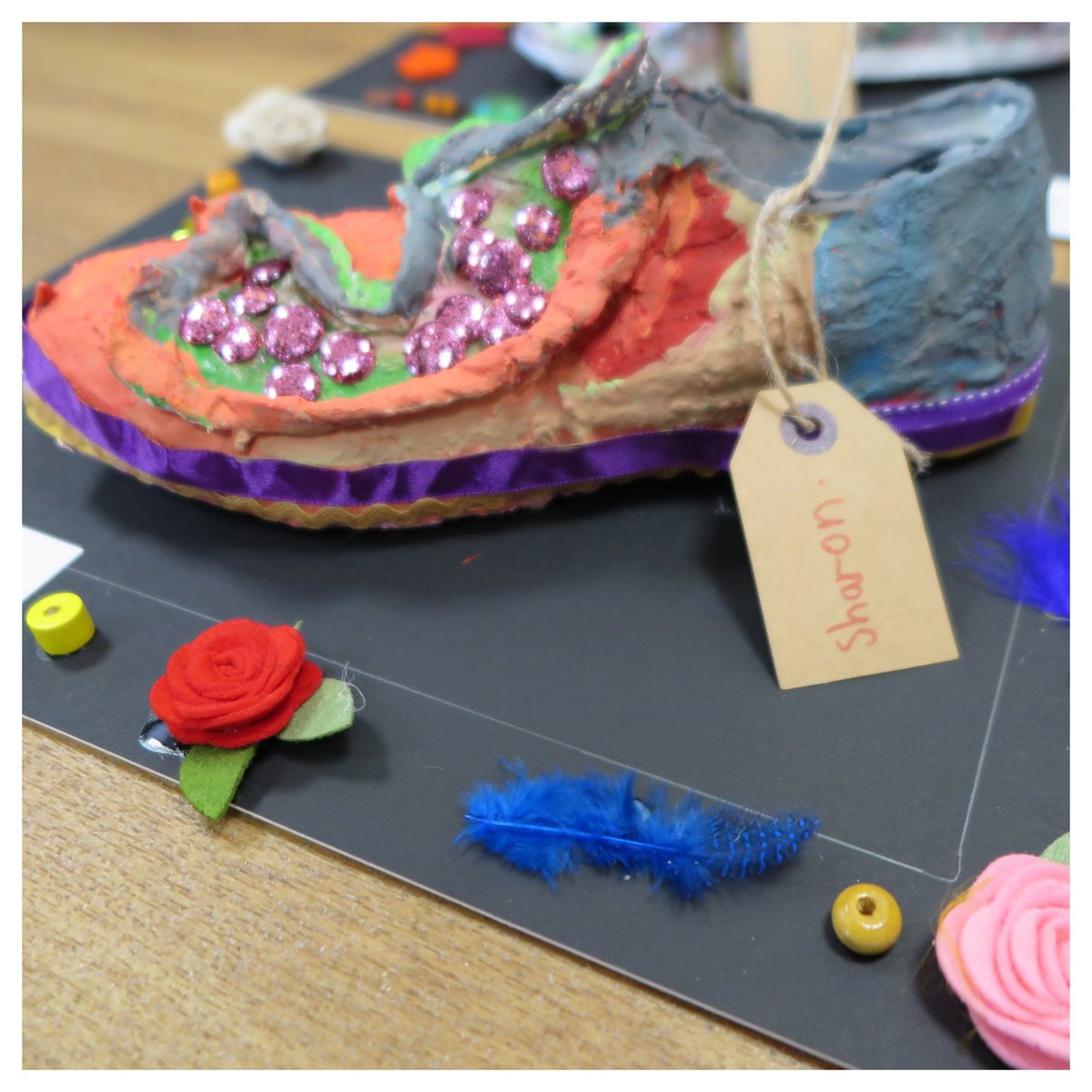 freelancedrama's tweet photo. Take a peek into our 'Character Shoes' project with @artlinkwestyork. Delivered with the wonderful participants from Richmond Hill and Mount St Mary's Catholic High School - https://t.co/jj2YwcUSPj https://t.co/JKwhyeawdt