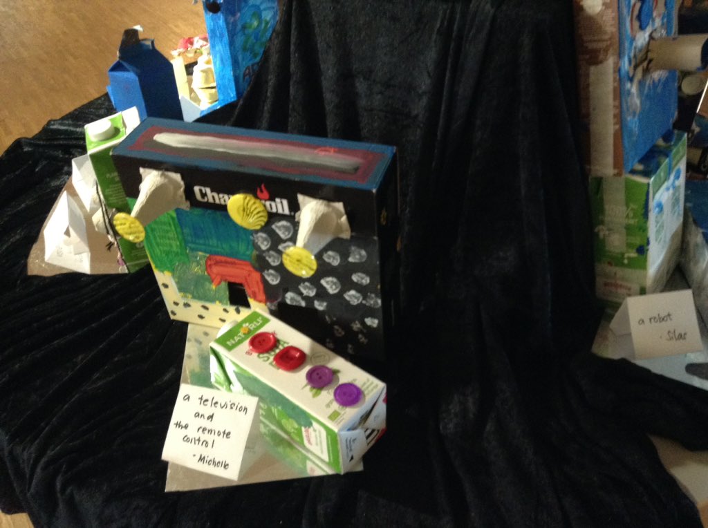 CisPreK's tweet photo. HWO: Construction and Design. The Pre-k 2s first work on their design drawing on a piece of paper. Then they use recycled materials to build a 3D model. @CISDK @ibpyp #learningthroughplay #junkmodels https://t.co/QDT8wjkO5C