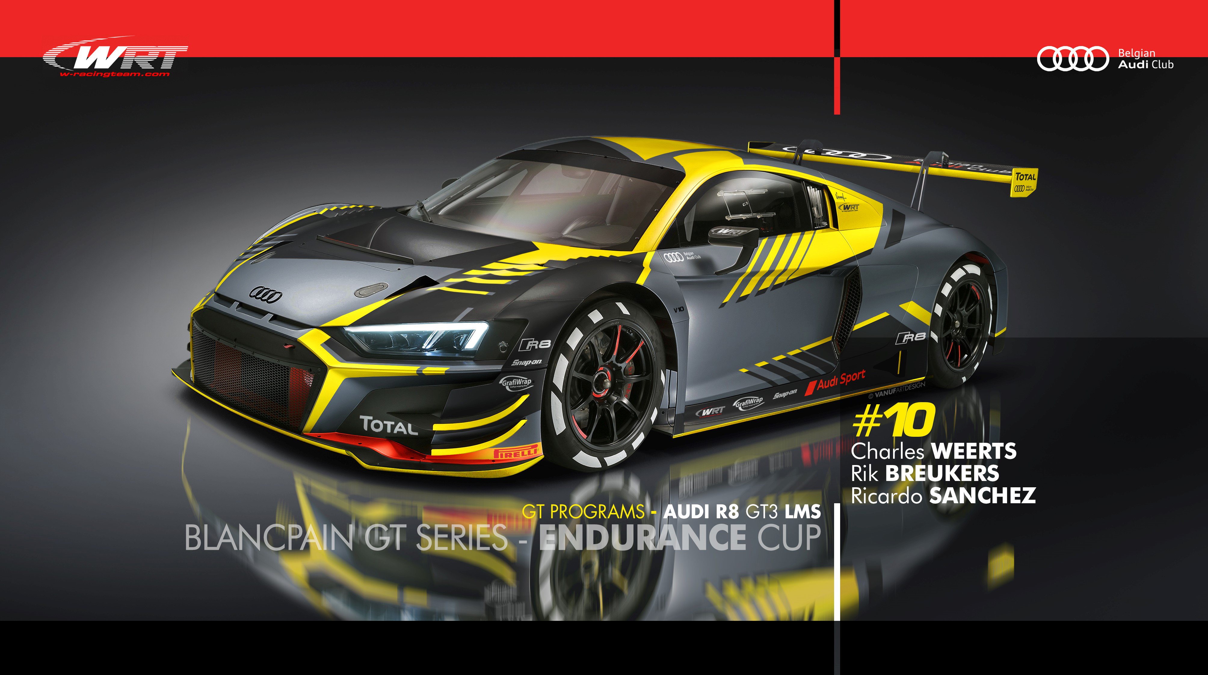 WRT W Racing Team on X WRT CARS 2019 Blancpain GT Endurance Cup Audi R8 LMS Belgian Audi Club Team WRT 2 Alex Riberas ES E. P. Companc AR
