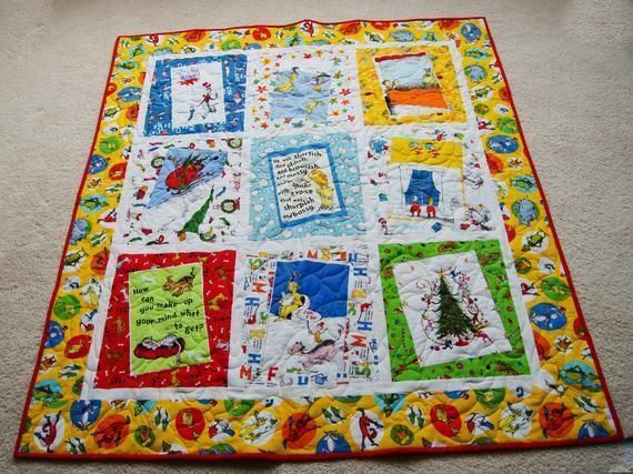 howarths63's tweet photo. Don't you just LOVE #DrSeuss, How #Fun!! Great Kids Quilt, #Wonky #Bright Silly #Seuss #ModernQuilt, Great for young and old!  #birthdaygirl #birthdayboy #BirthdayGirl #birthday https://t.co/c93h8FPkR7 https://t.co/c5lHO12WB8
