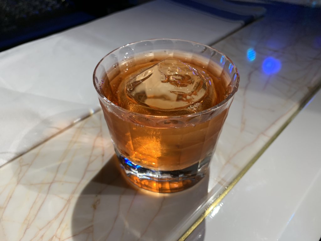 The50Global's tweet photo. Close up of Himkok’s Sea Buckthorn - @GinMare, Mancini Rossi, Campari infused with sea buckthorn. #cocktails #ChefsFeast #GinMare https://t.co/P4KXq5yp5s
