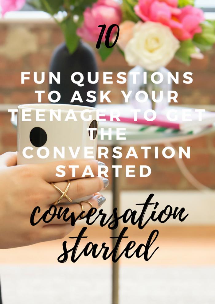 Last year, I wrote an article: "10 FUN QUESTIONS TO ASK YOUR TEENAGER TO GET THE CONVERSATION STARTED" goo.gl/N4BTUW #Parenting #Helpwithparenting #Communicatingwithteenagers
