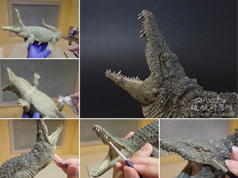ワニ～！ワニ～！ナイルワニ～！ ガレージキット化に向けていろんな